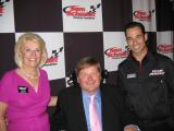 Ida Cahill, Sam Schmidt and Helio Castroneves. Photo courtesy Cathy Kightlinger, Indianapolis Star.